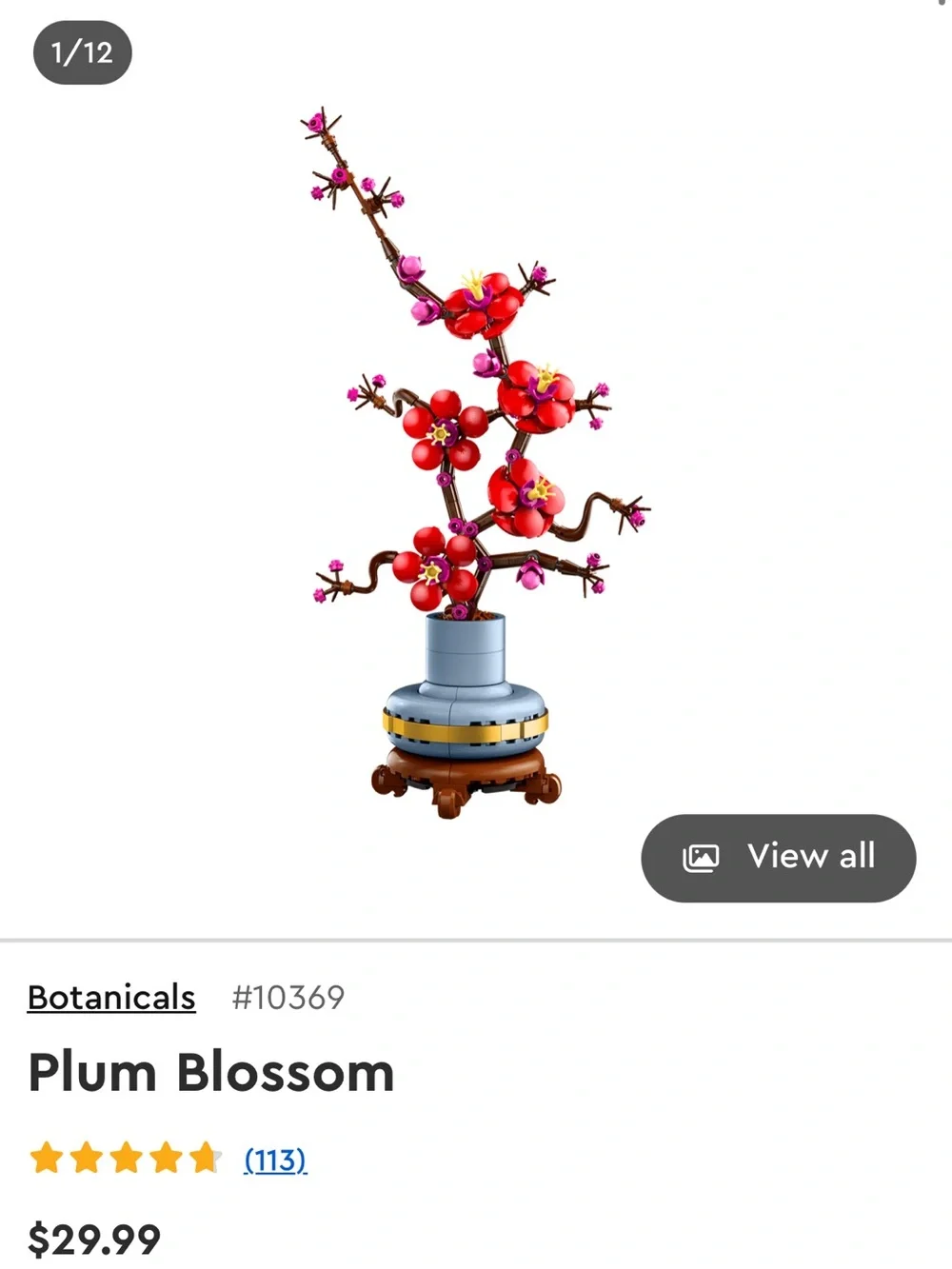LEGO Plum Blossom Botanical - Picture 5 of 5
